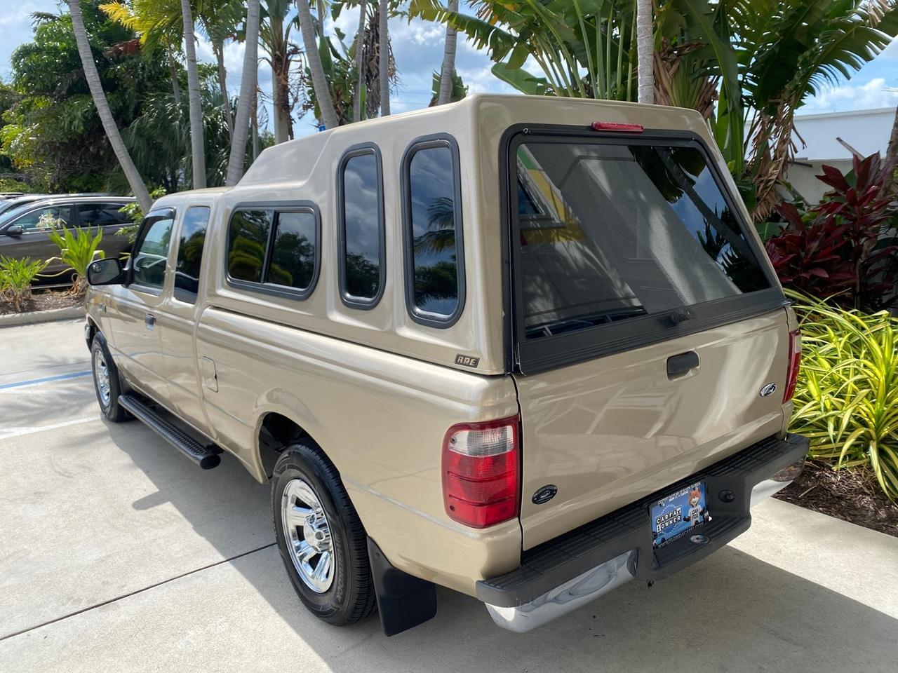2002 Ford Ranger XLT X CAB CAMPER TOP LOW MILES 49,062 Pompano Beach FL