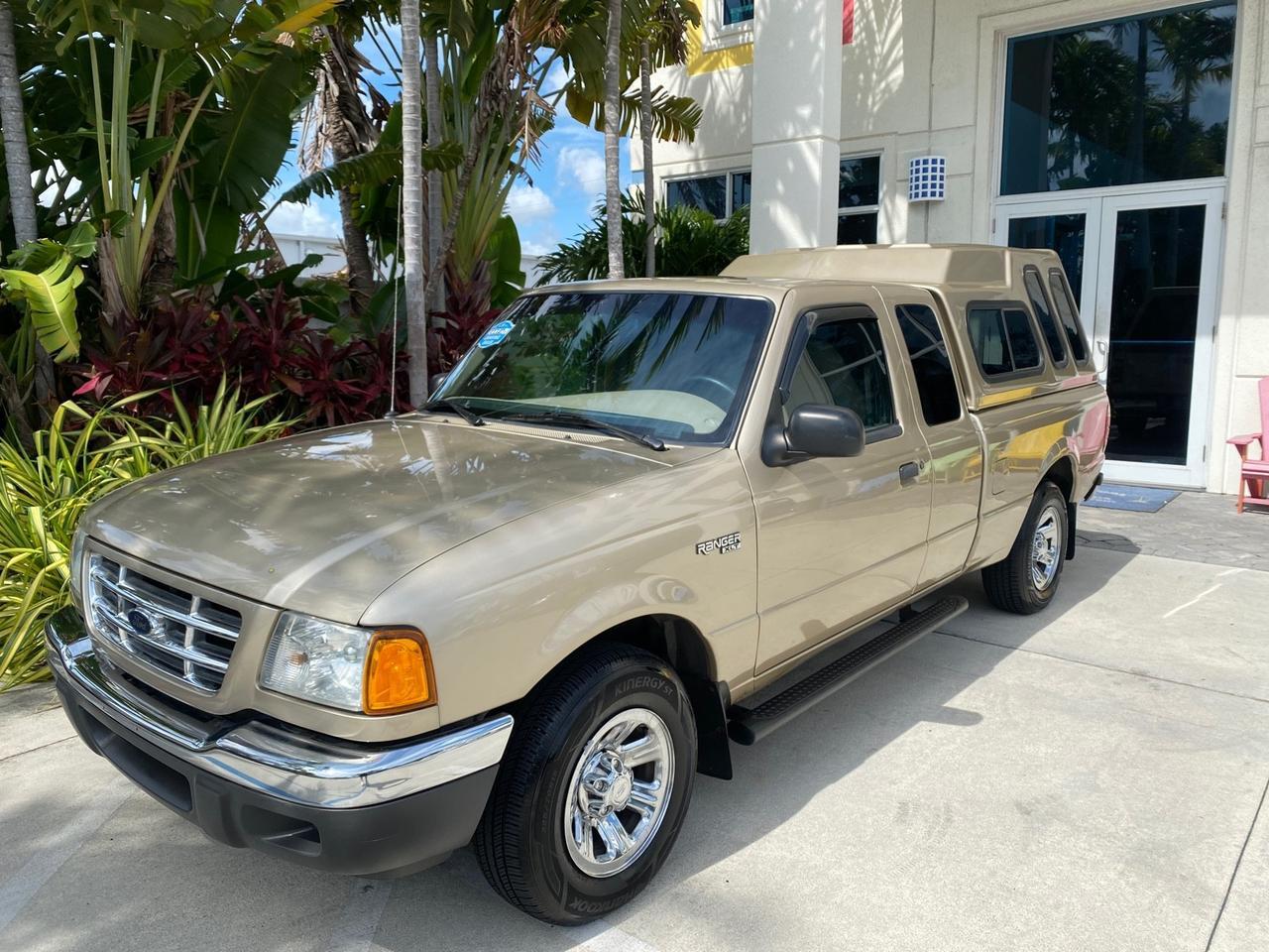 2002 Ford Ranger XLT X CAB CAMPER TOP LOW MILES 49,062 Pompano Beach FL