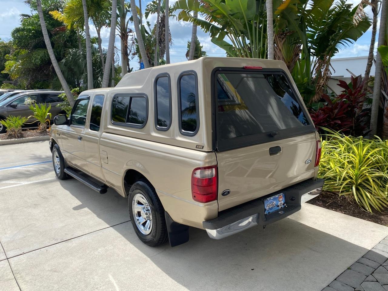 2002 Ford Ranger XLT X CAB CAMPER TOP LOW MILES 49,062 Pompano Beach FL