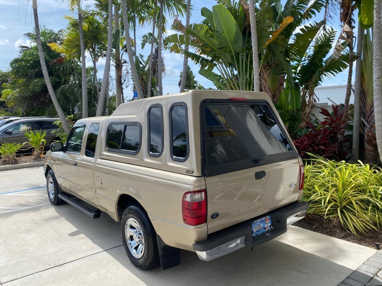 2002 Ford Ranger XLT X CAB CAMPER TOP LOW MILES 49,062 Pompano Beach FL