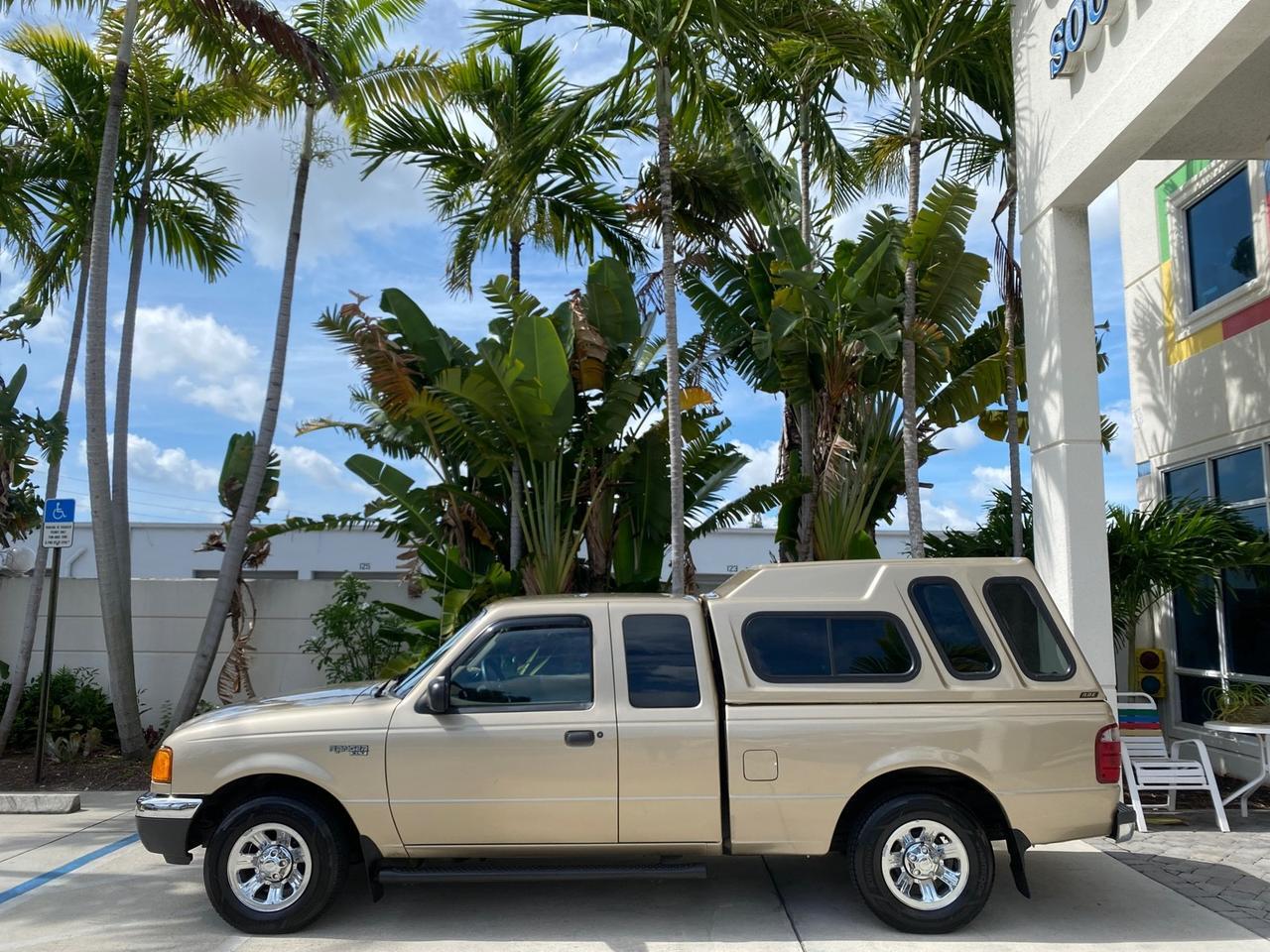 2002 Ford Ranger XLT X CAB CAMPER TOP LOW MILES 49,062 Pompano Beach FL