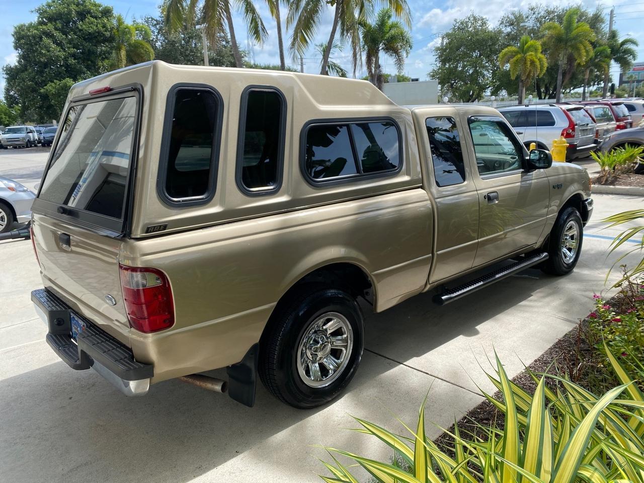 2002 Ford Ranger XLT X CAB CAMPER TOP LOW MILES 49,062 Pompano Beach FL