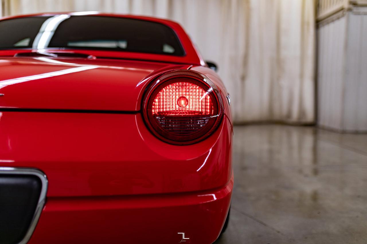 2002 Ford Thunderbird Hardtop Convertible Two Tone Leather Red Deer AB