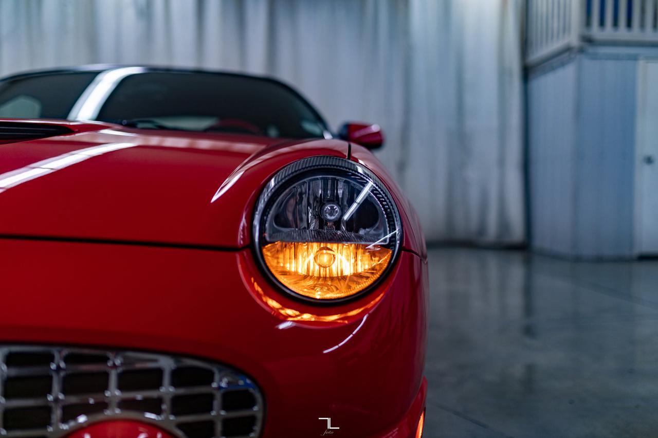 2002 Ford Thunderbird Hardtop Convertible Two Tone Leather Red Deer AB