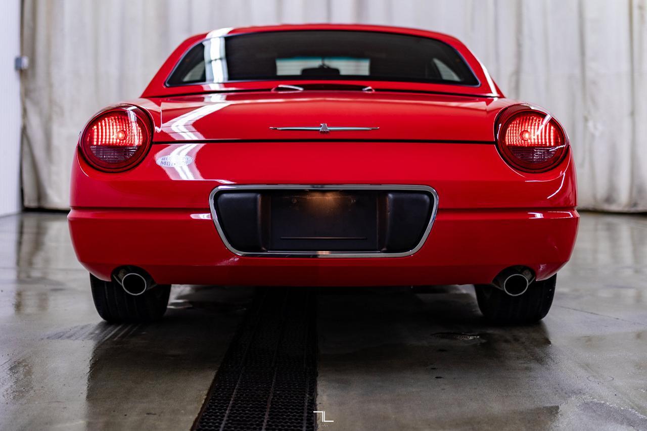 2002 Ford Thunderbird Hardtop Convertible Two Tone Leather Red Deer AB