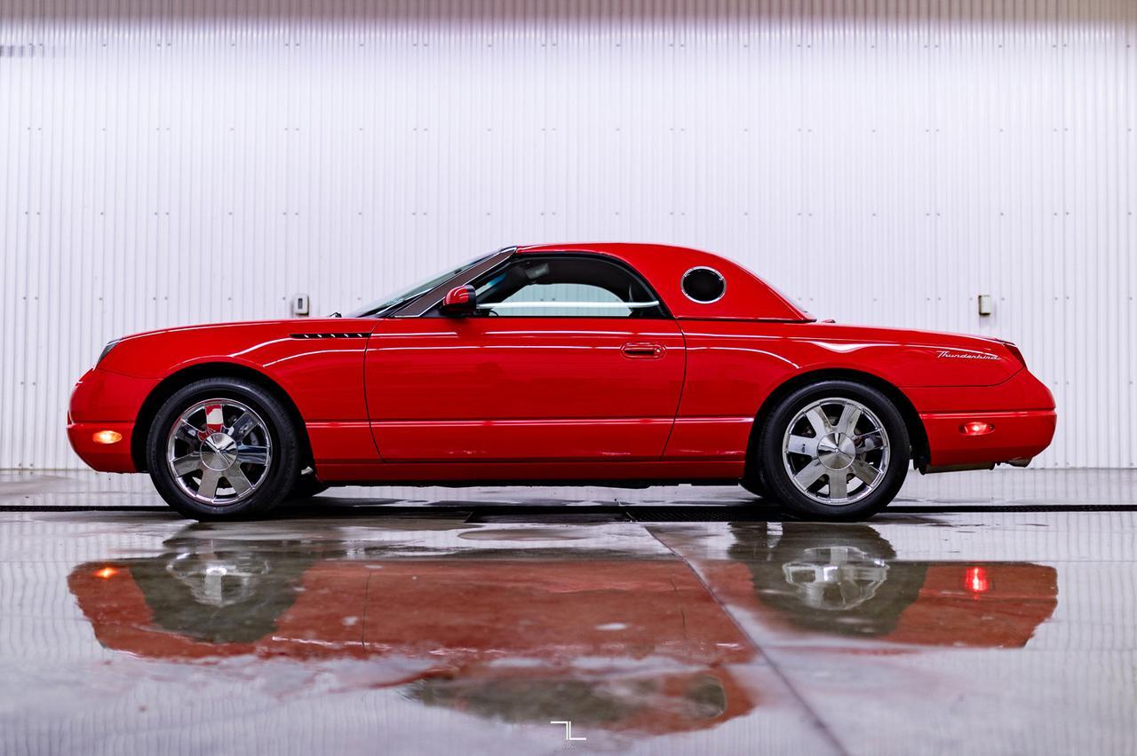 2002 Ford Thunderbird Hardtop Convertible Two Tone Leather Red Deer AB