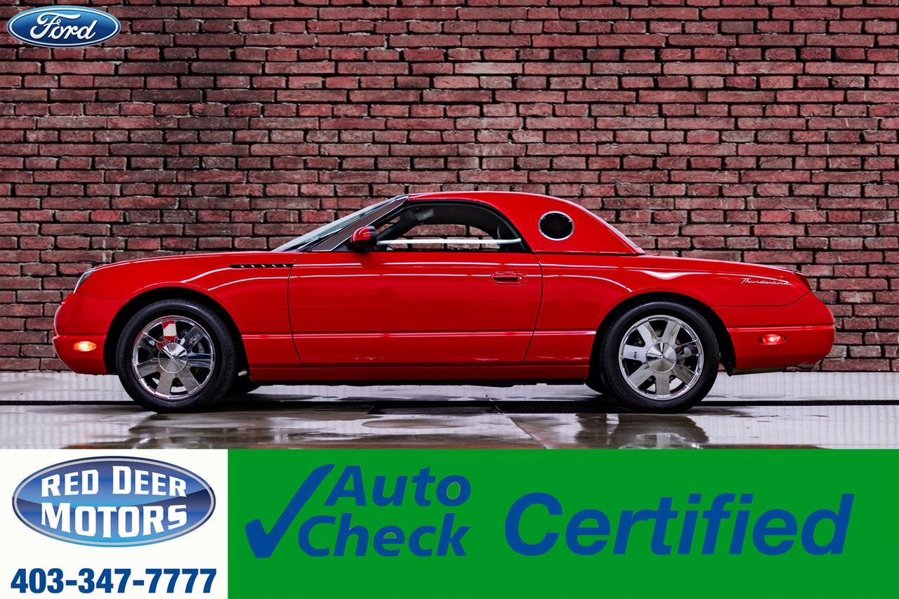 2002 Ford Thunderbird Hardtop Convertible Two Tone Leather