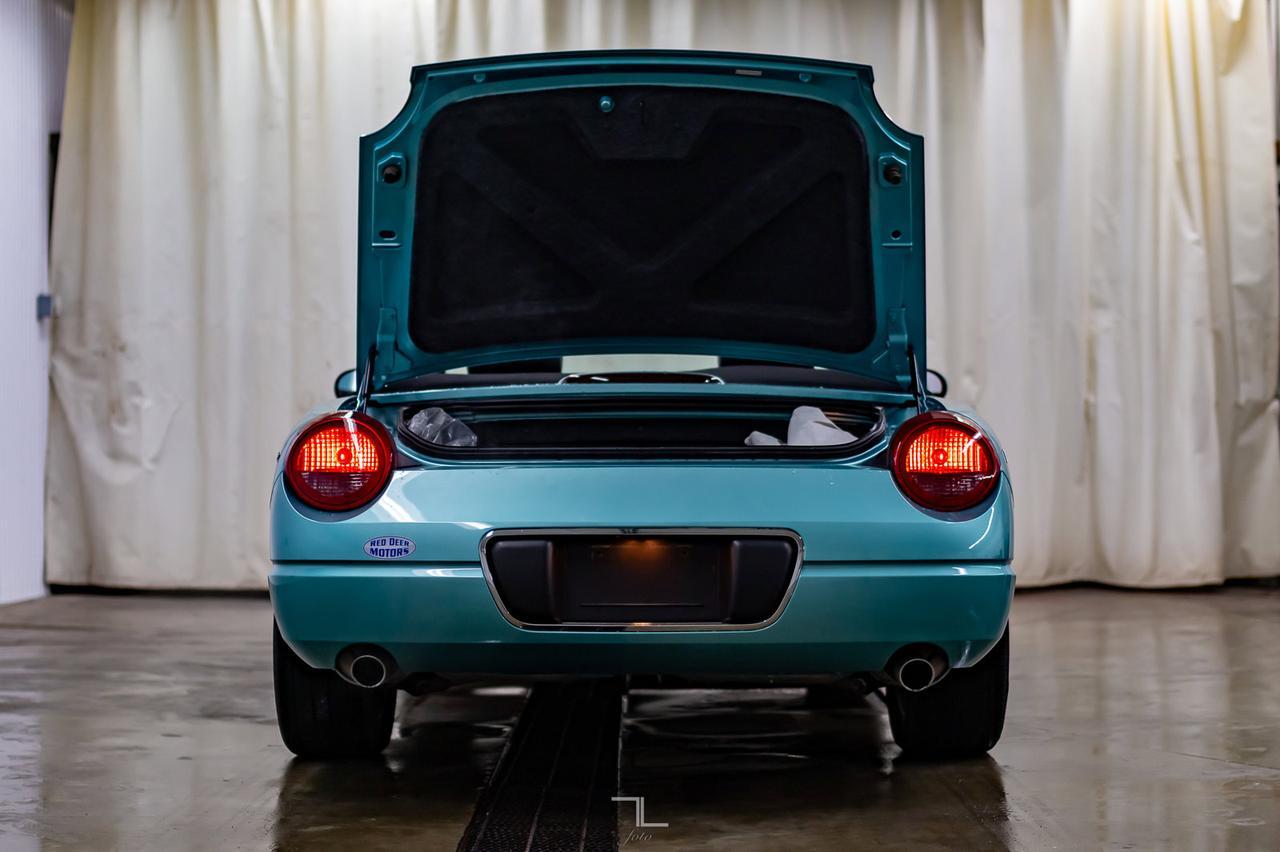 2002 Ford Thunderbird Premium Convertible w/Hardtop & Soft top Red Deer AB