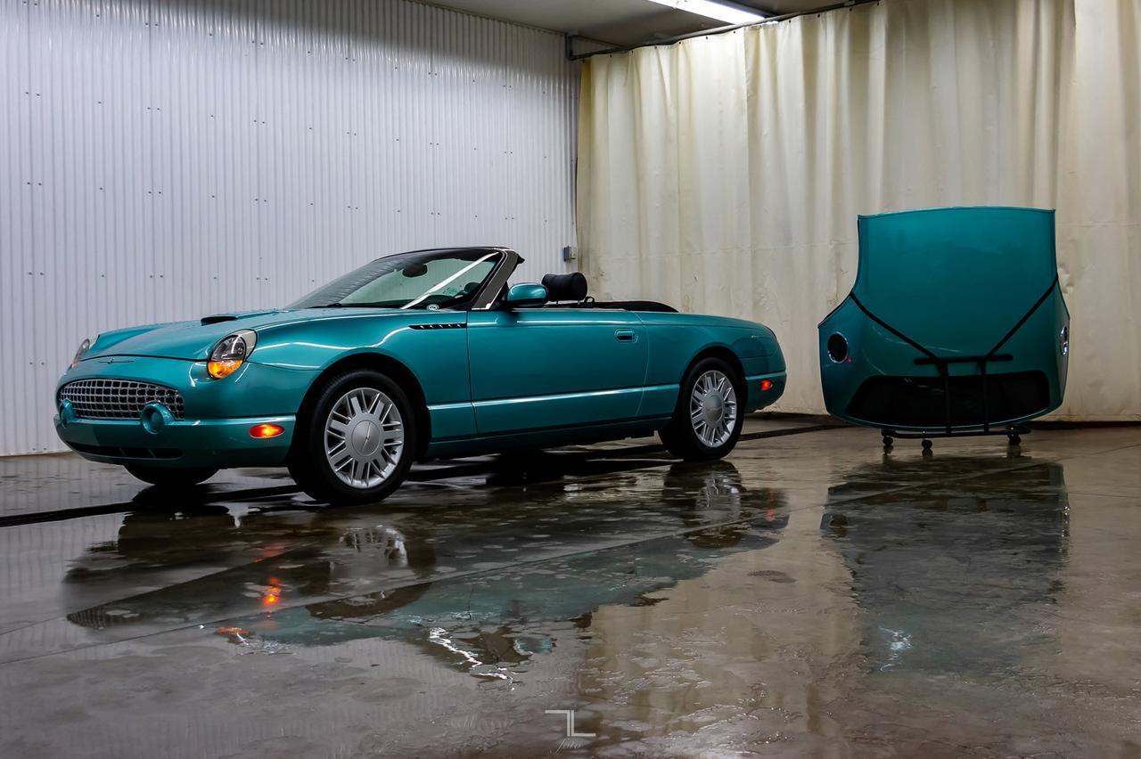 2002 Ford Thunderbird Premium Convertible w/Hardtop & Soft top Red Deer AB