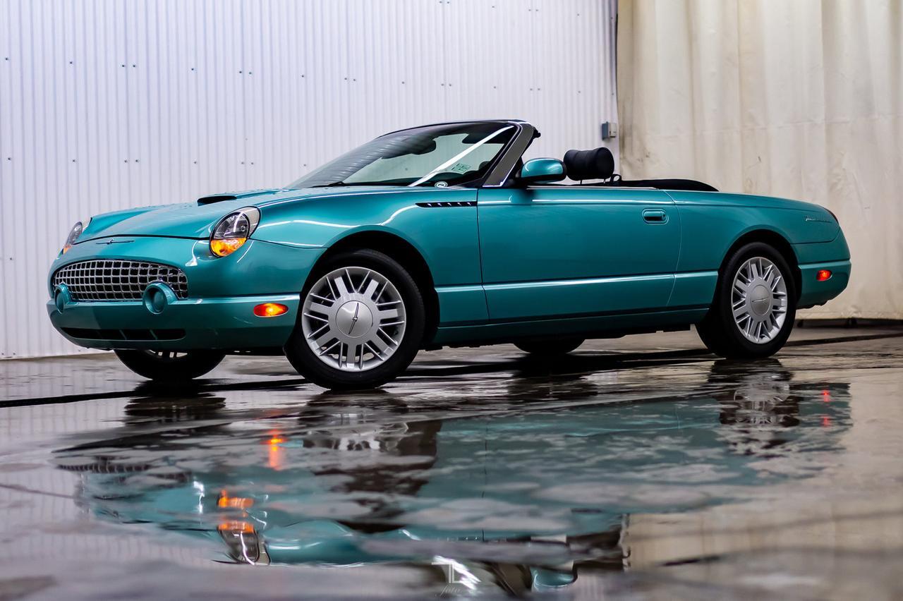 2002 Ford Thunderbird Premium Convertible w/Hardtop & Soft top Red Deer AB