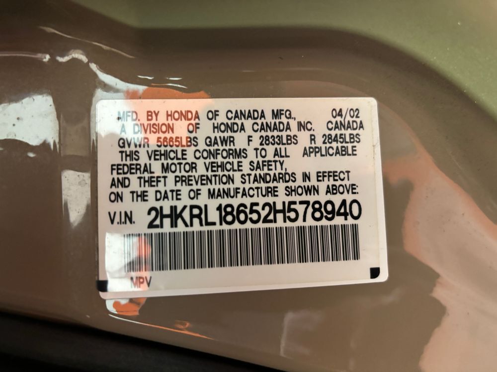 2002 Honda Odyssey EX Franklin OH