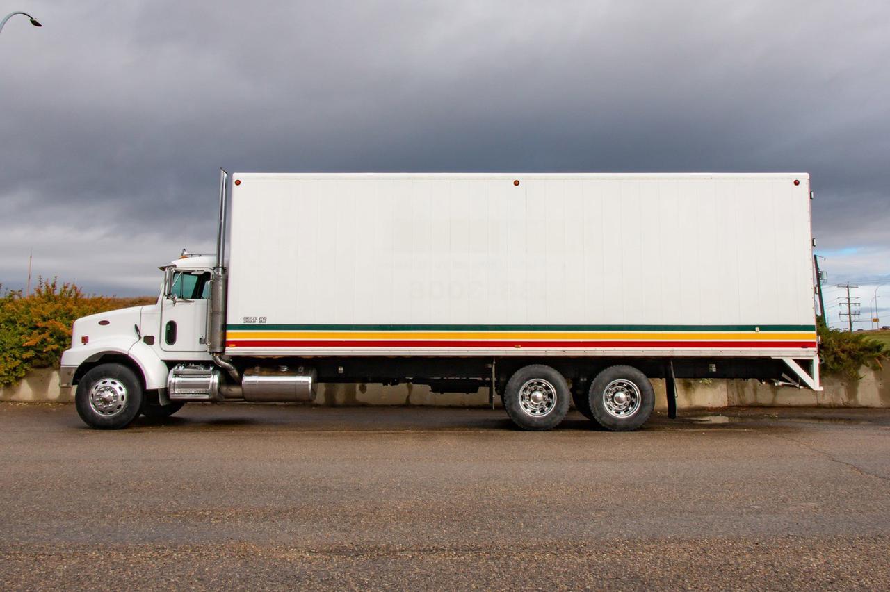 2002 PETERBUILT 330 TA CUBE VAN Red Deer AB