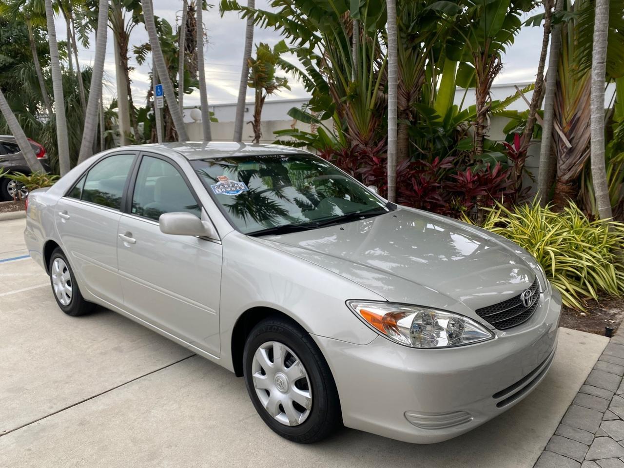 2002 Toyota Camry LE 4CYL LOW MILES 43,045 1 OWNER Pompano Beach FL