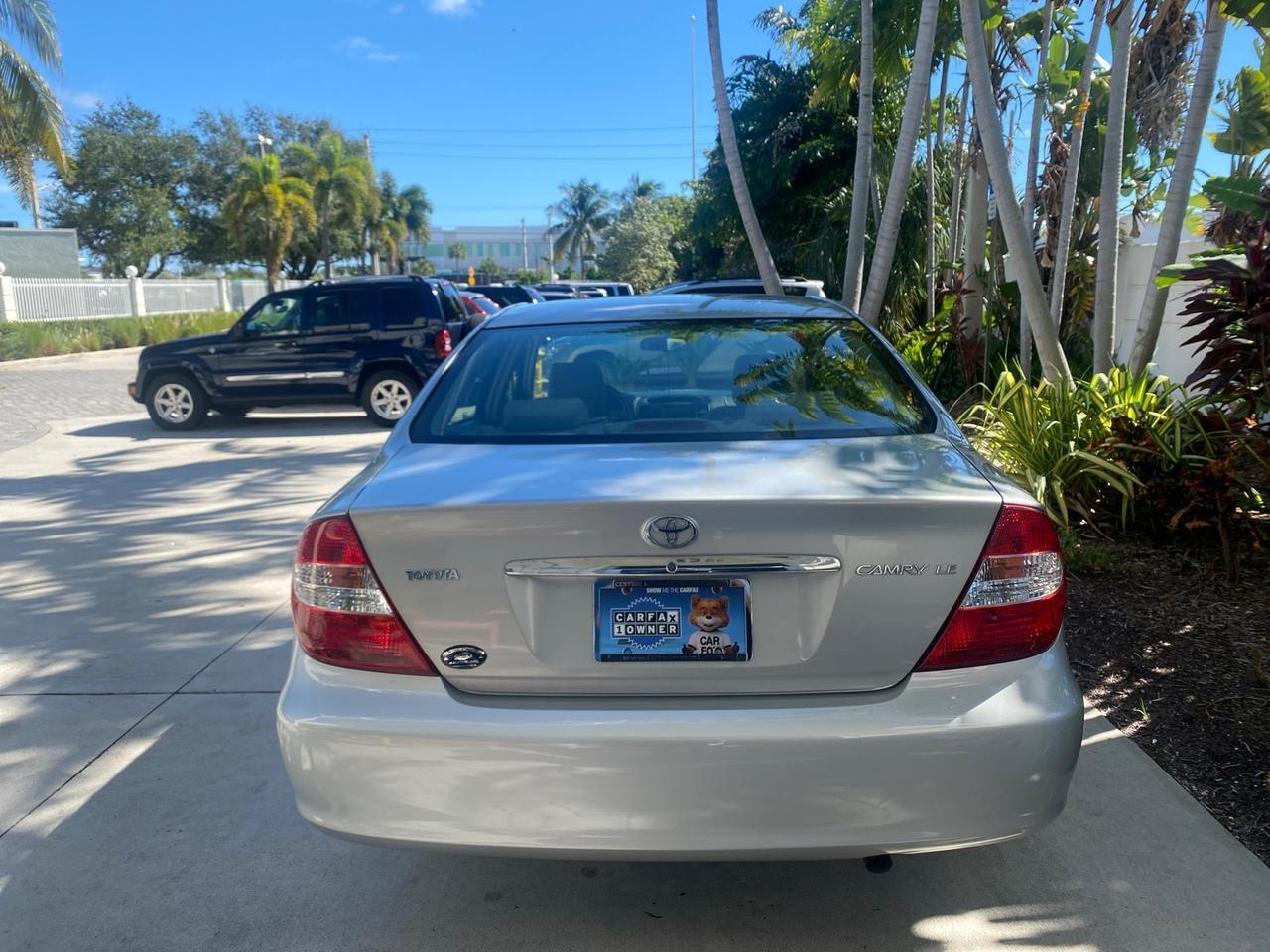 2002 Toyota Camry LE LOW MILES 66,209 1 OWNER Pompano Beach FL