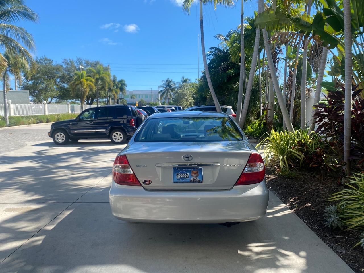 2002 Toyota Camry LE LOW MILES 66,209 1 OWNER Pompano Beach FL