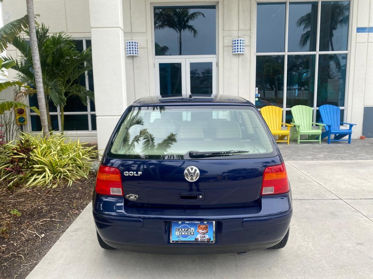 2002 Volkswagen Golf GL LOW MILES 39,298 1 OWNER Pompano Beach FL