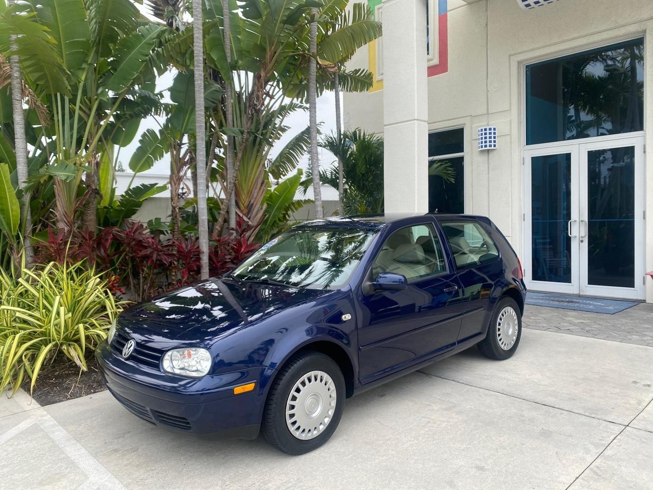 2002 Volkswagen Golf GL LOW MILES 39,298 1 OWNER Pompano Beach FL