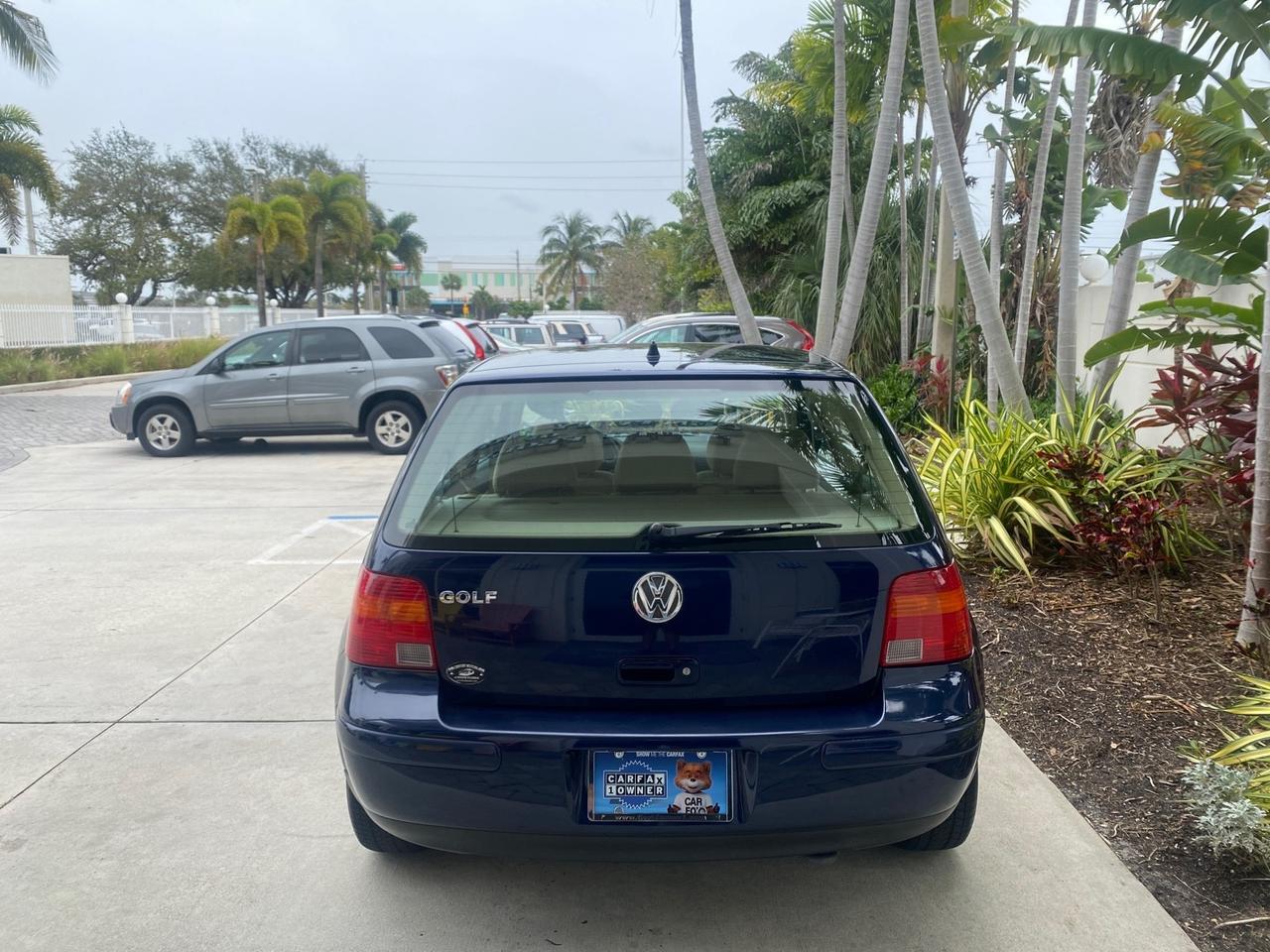 2002 Volkswagen Golf GL LOW MILES 39,298 1 OWNER Pompano Beach FL