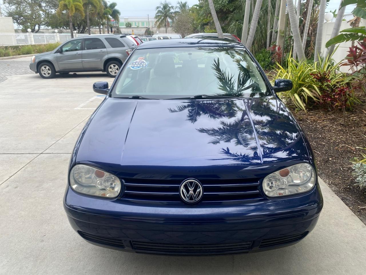 2002 Volkswagen Golf GL LOW MILES 39,298 1 OWNER Pompano Beach FL