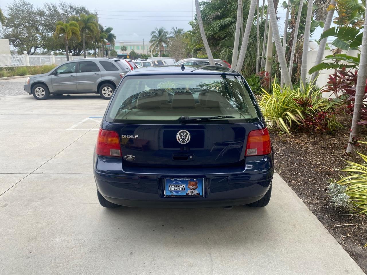 2002 Volkswagen Golf GL LOW MILES 39,298 1 OWNER Pompano Beach FL
