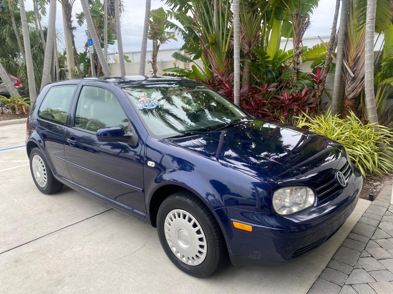 2002 Volkswagen Golf GL LOW MILES 39,298 1 OWNER Pompano Beach FL