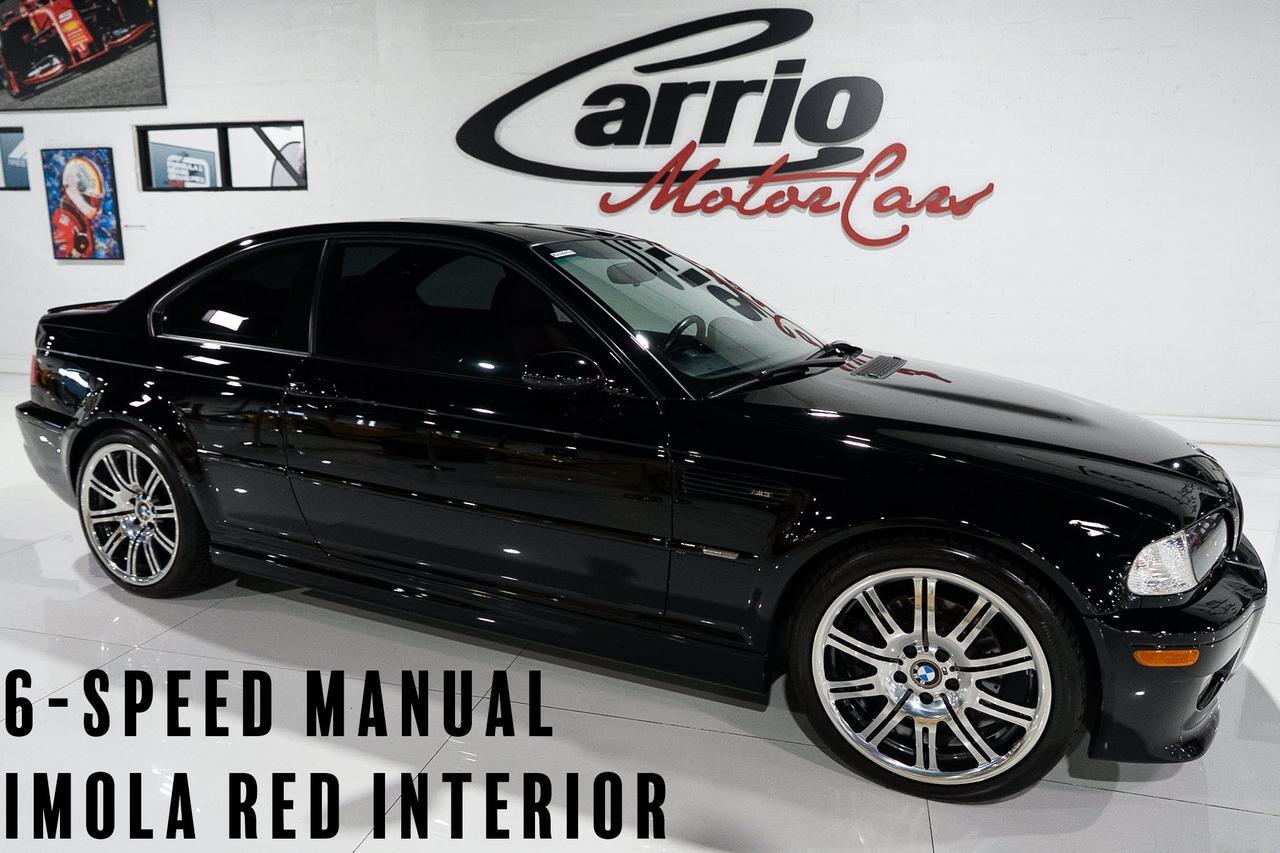 2003 BMW 3 Series M3 6-SPEED MANUAL!! Imola Red leather interior