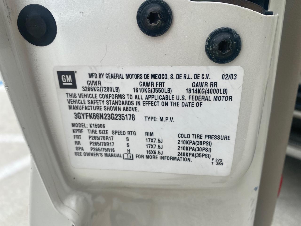 2003 Cadillac Escalade ESV 4WD/AWD Pompano Beach FL