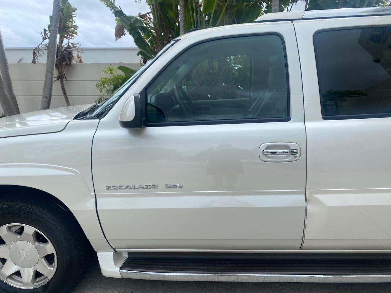 2003 Cadillac Escalade ESV SUV PEARL WHITE 4WD/AWD Pompano Beach FL