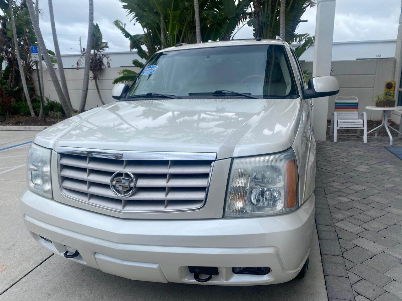 2003 Cadillac Escalade ESV SUV PEARL WHITE 4WD/AWD Pompano Beach FL