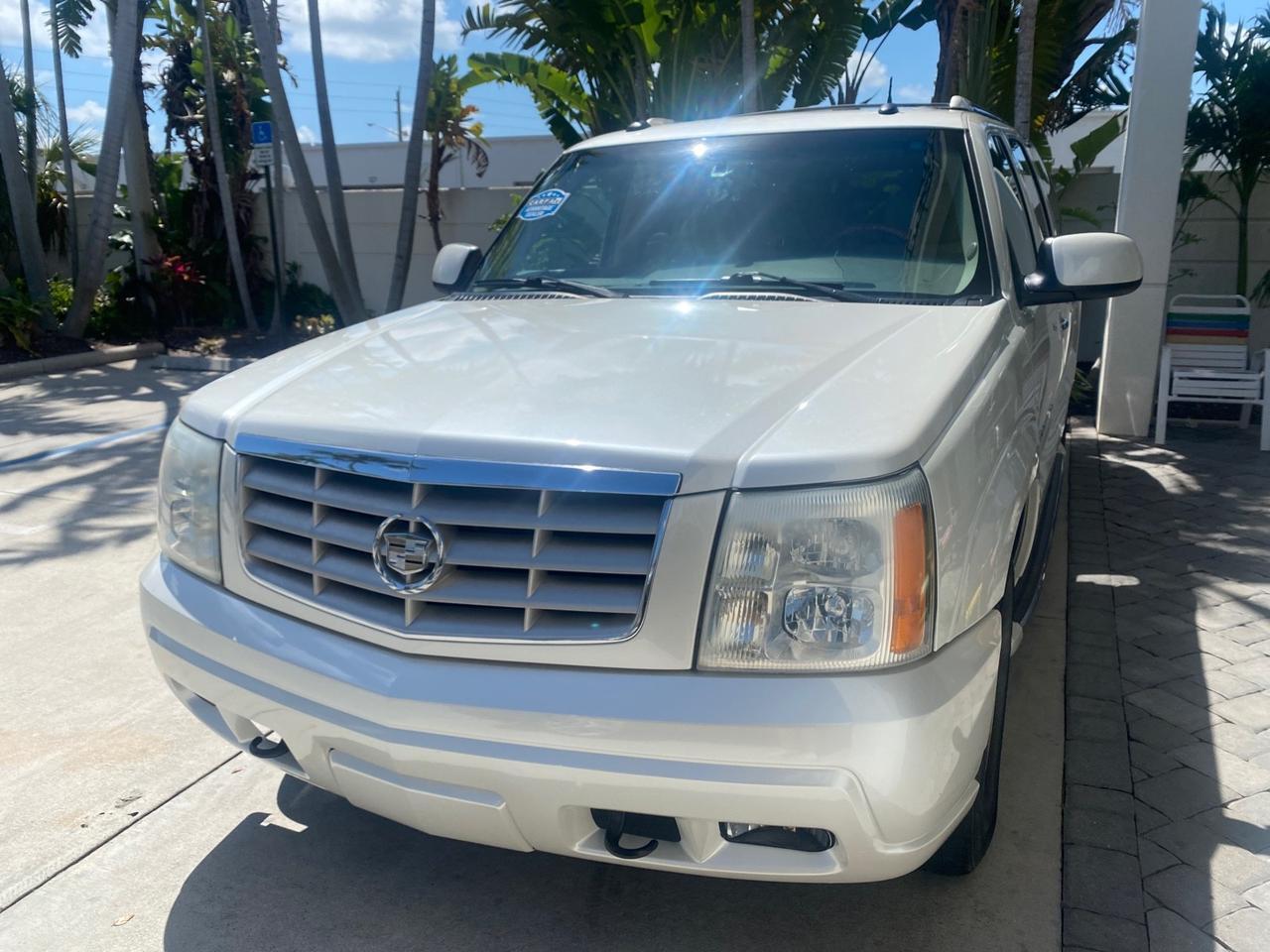 2003 Cadillac Escalade ESV SUV PEARL WHITE 4WD/AWD Pompano Beach FL