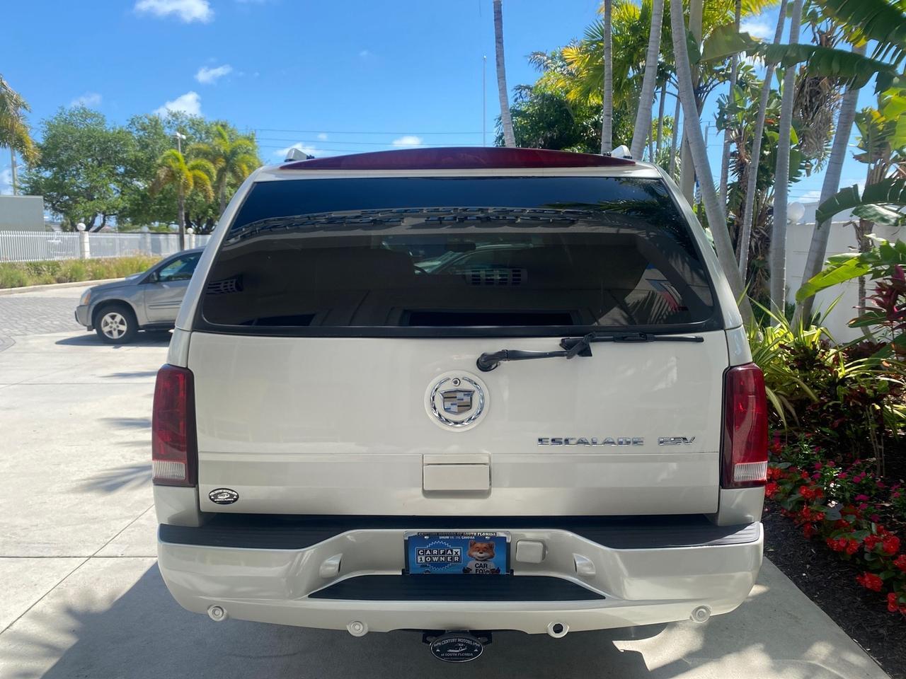 2003 Cadillac Escalade ESV SUV PEARL WHITE 4WD/AWD Pompano Beach FL