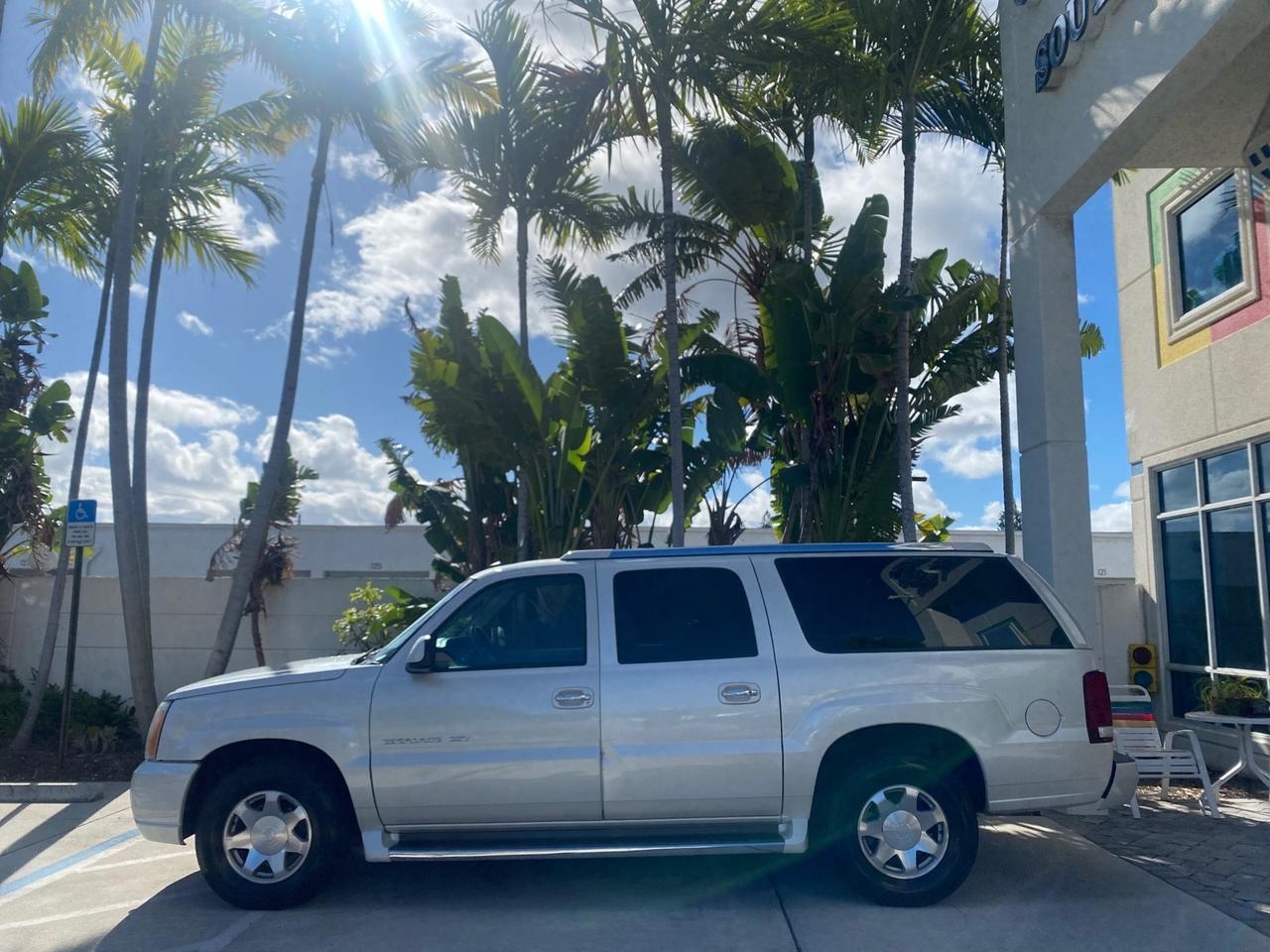 2003 Cadillac Escalade ESV SUV PEARL WHITE 4WD/AWD Pompano Beach FL