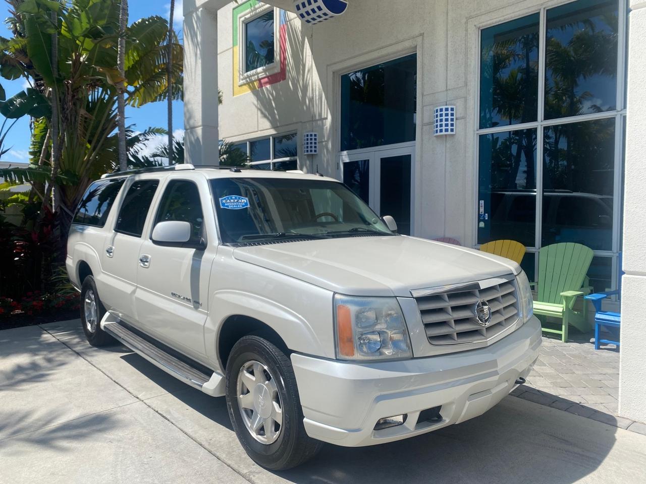 2003 Cadillac Escalade ESV SUV PEARL WHITE 4WD/AWD