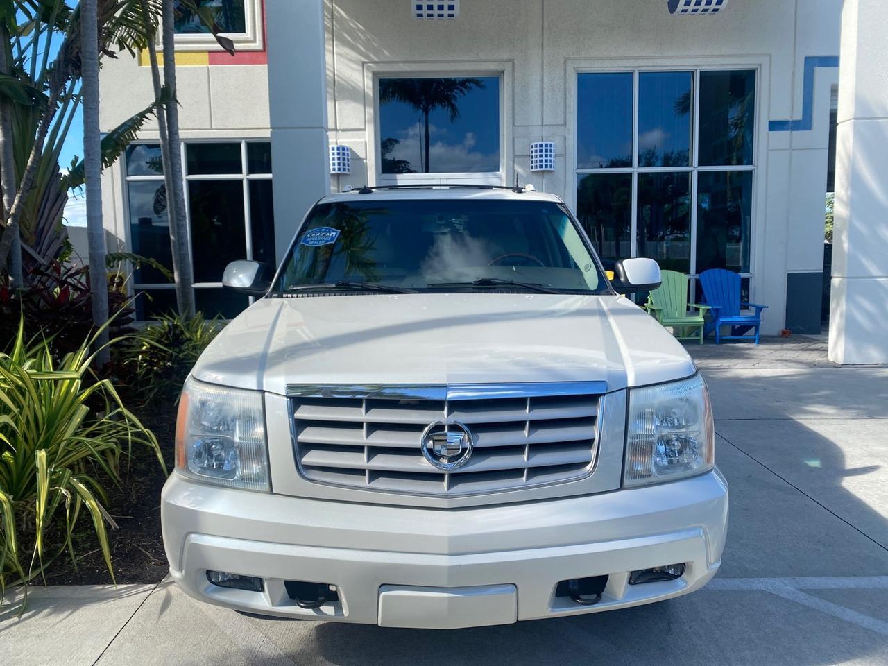 2003 Cadillac Escalade ESV SUV PEARL WHITE 4WD/AWD Pompano Beach FL
