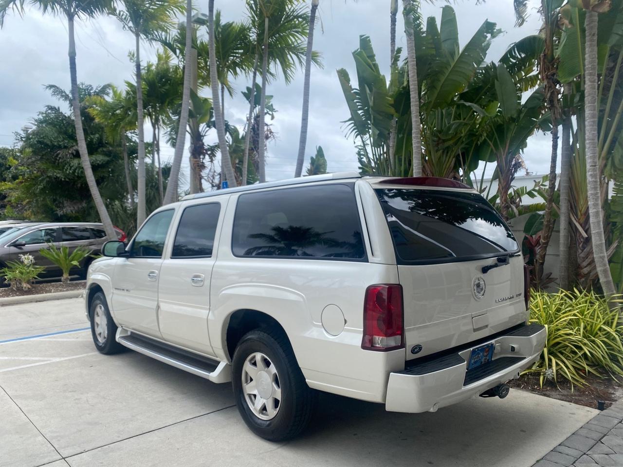 2003 Cadillac Escalade ESV SUV PEARL WHITE 4WD/AWD Pompano Beach FL