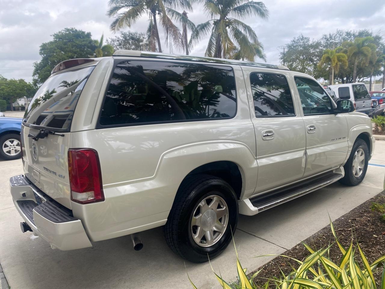 2003 Cadillac Escalade ESV SUV PEARL WHITE 4WD/AWD Pompano Beach FL