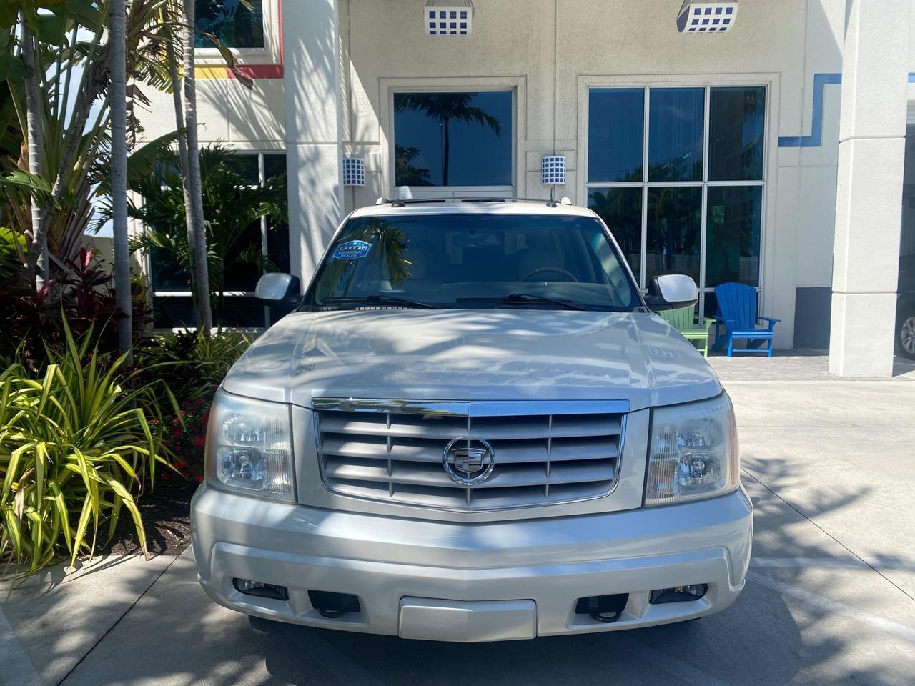 2003 Cadillac Escalade ESV SUV PEARL WHITE 4WD/AWD Pompano Beach FL