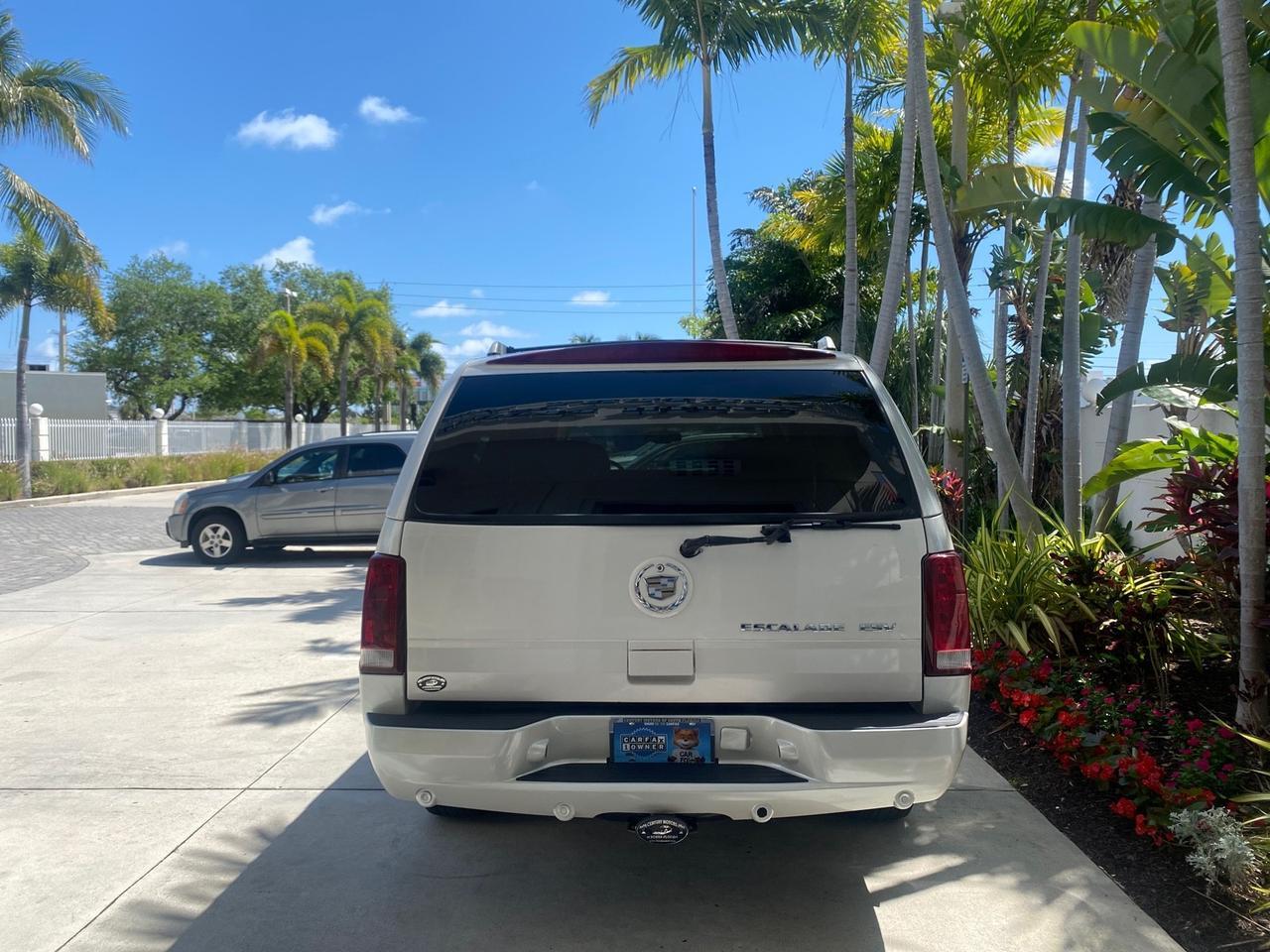 2003 Cadillac Escalade ESV SUV PEARL WHITE 4WD/AWD Pompano Beach FL