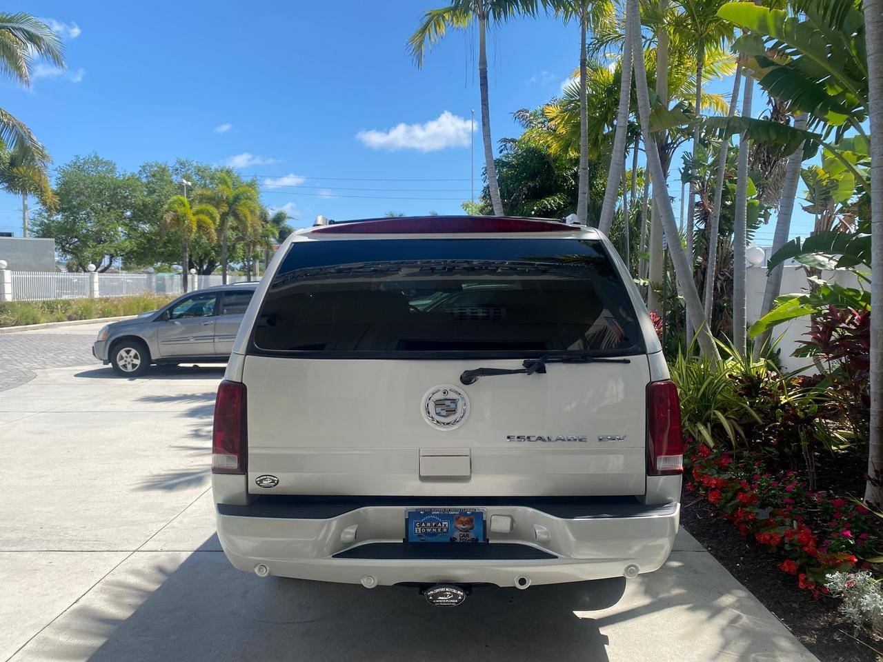 2003 Cadillac Escalade ESV SUV PEARL WHITE 4WD/AWD Pompano Beach FL