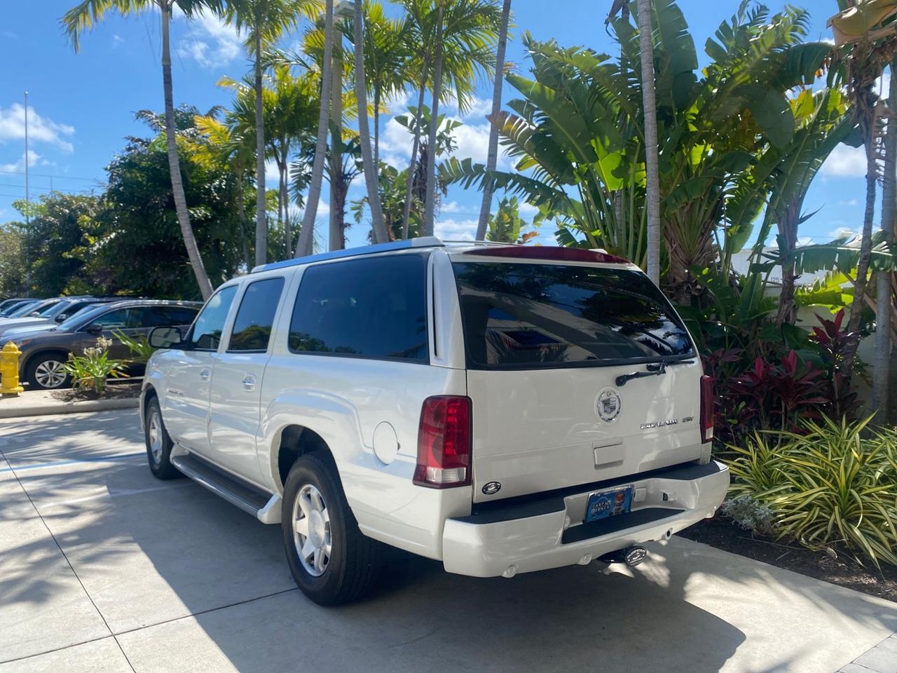 2003 Cadillac Escalade ESV SUV PEARL WHITE 4WD/AWD Pompano Beach FL