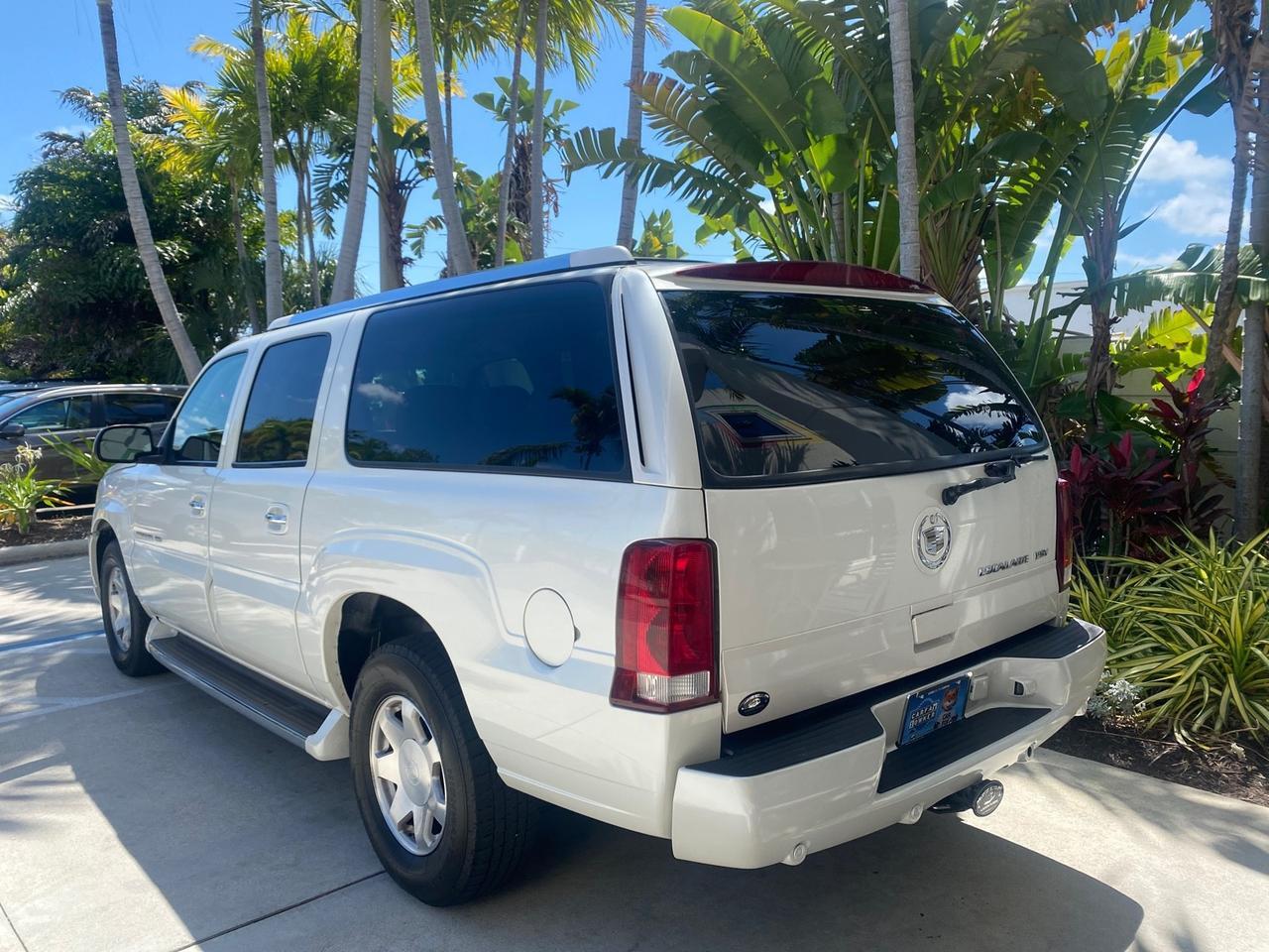 2003 Cadillac Escalade ESV SUV PEARL WHITE 4WD/AWD Pompano Beach FL