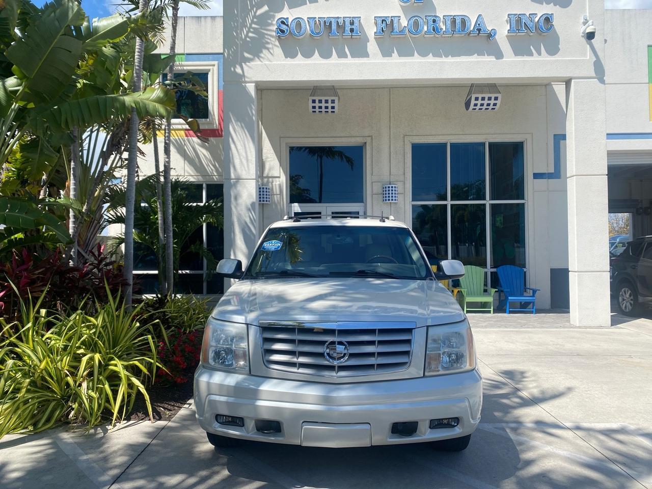 2003 Cadillac Escalade ESV SUV PEARL WHITE 4WD/AWD Pompano Beach FL