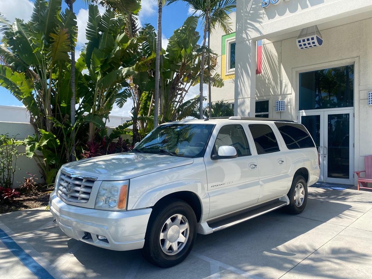2003 Cadillac Escalade ESV SUV PEARL WHITE 4WD/AWD Pompano Beach FL