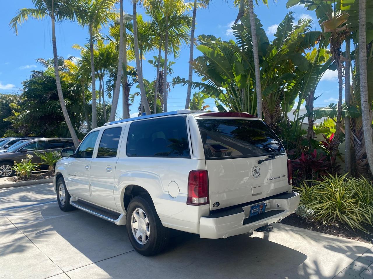 2003 Cadillac Escalade ESV SUV PEARL WHITE 4WD/AWD Pompano Beach FL