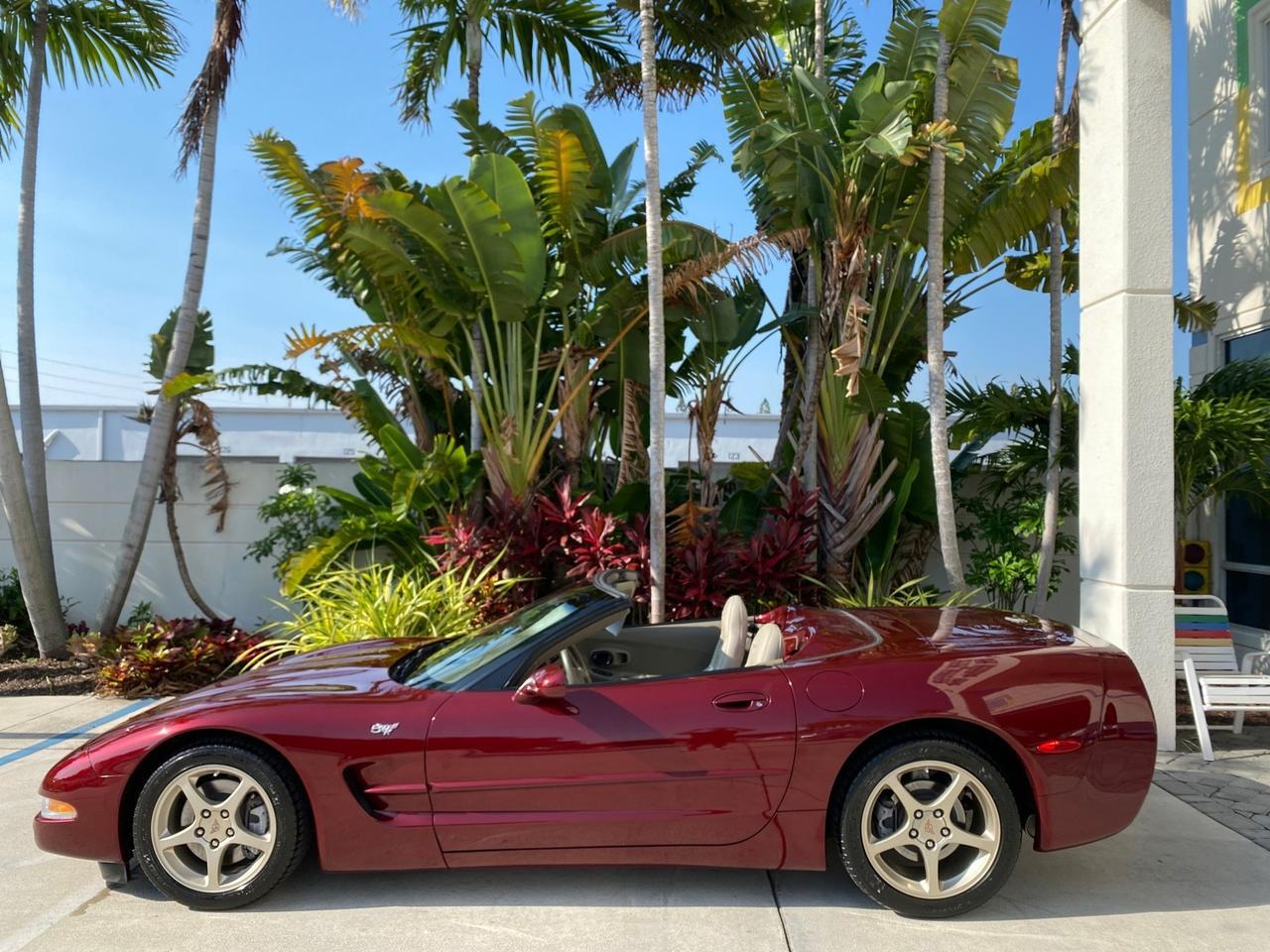 2003 Chevrolet Corvette 50TH CONVERTIBLE LOW MILES 6,742 Pompano Beach FL