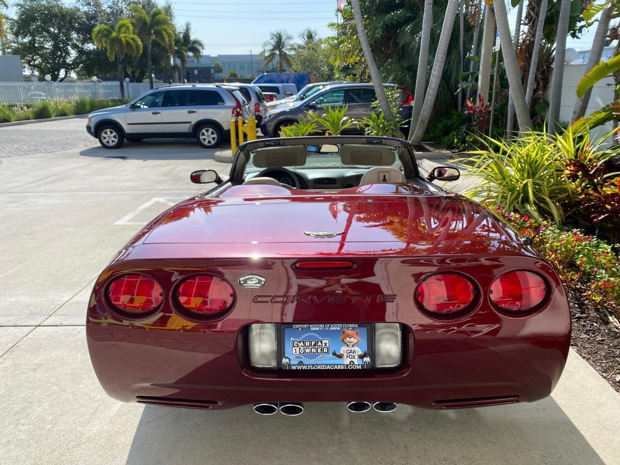 2003 Chevrolet Corvette 50TH CONVERTIBLE LOW MILES 6,742 Pompano Beach FL