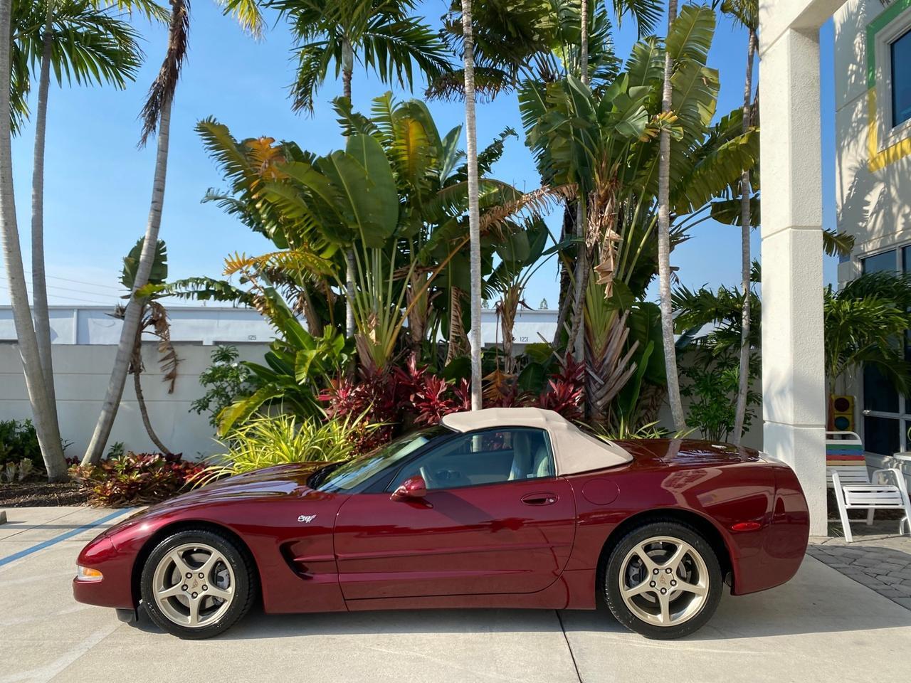 2003 Chevrolet Corvette 50TH CONVERTIBLE LOW MILES 6,742 Pompano Beach FL