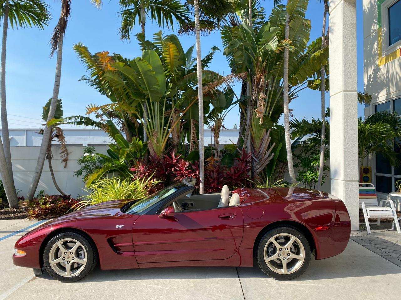 2003 Chevrolet Corvette 50TH CONVERTIBLE LOW MILES 6,742 Pompano Beach FL