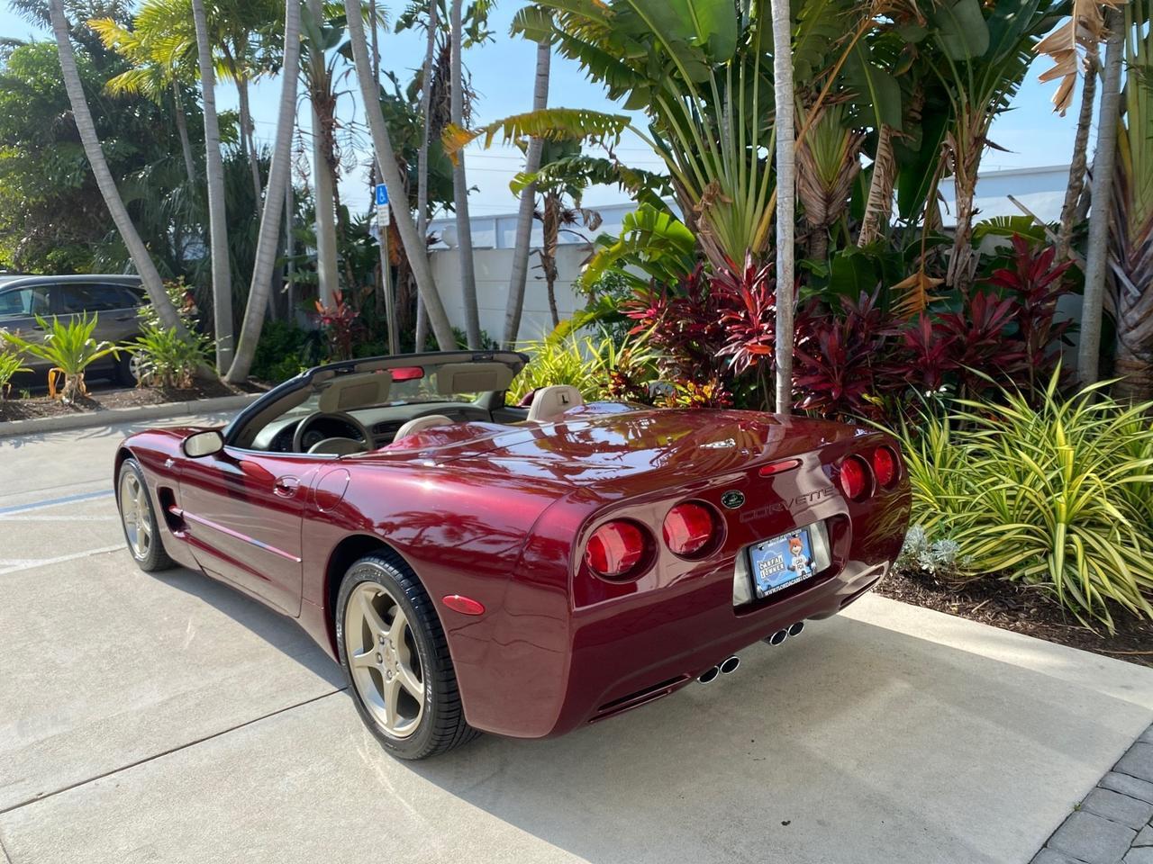 2003 Chevrolet Corvette 50TH CONVERTIBLE LOW MILES 6,742 Pompano Beach FL