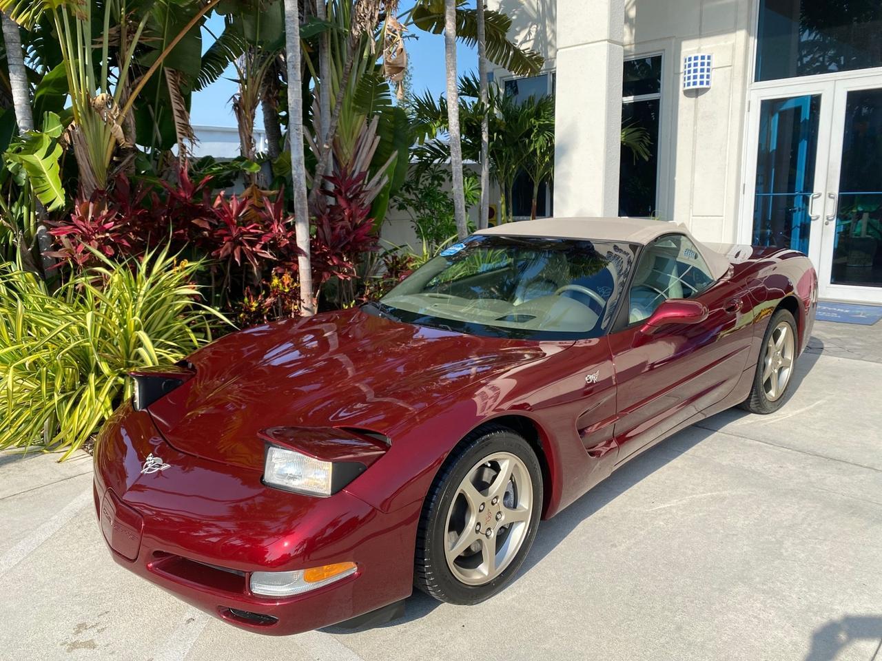 2003 Chevrolet Corvette 50TH CONVERTIBLE LOW MILES 6,742 Pompano Beach FL